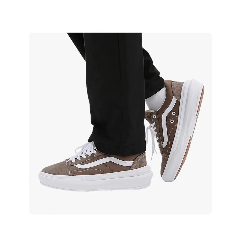 NIB Vans ComfyCush Old Skool Overt CC Sneaker Shoe Walnut Brown M 9 W 10.5
